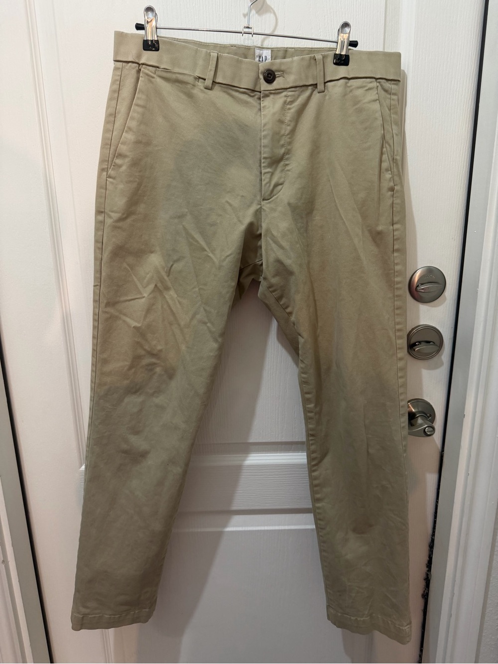 Gap Men's Athletic Fit Khaki Chino Pants - Size 34x30